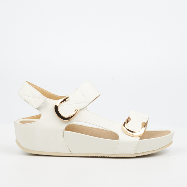 Delia 11 Faux Leather Shoes - White