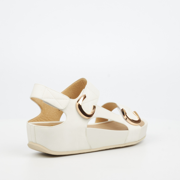 Delia 11 Faux Leather Shoes - White - Image 3