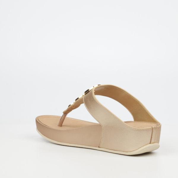 Delia 13 Faux Leather Shoes - Champagne - Image 4