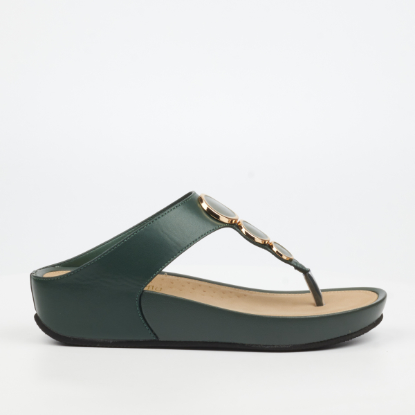 Delia 13 Faux Leather Shoes - Green