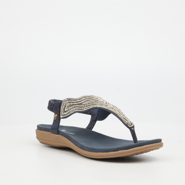 Geri 3 Faux Leather Shoes - Navy - Image 2