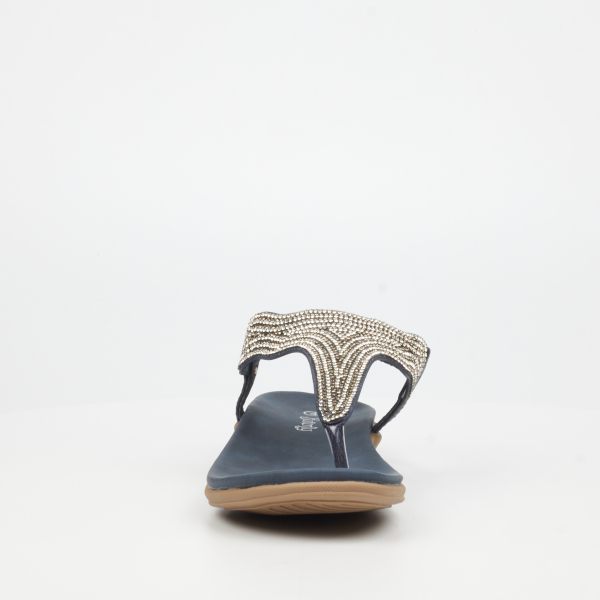 Geri 3 Faux Leather Shoes - Navy - Image 8