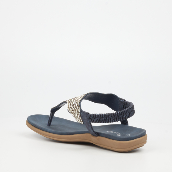 Geri 3 Faux Leather Shoes - Navy - Image 5