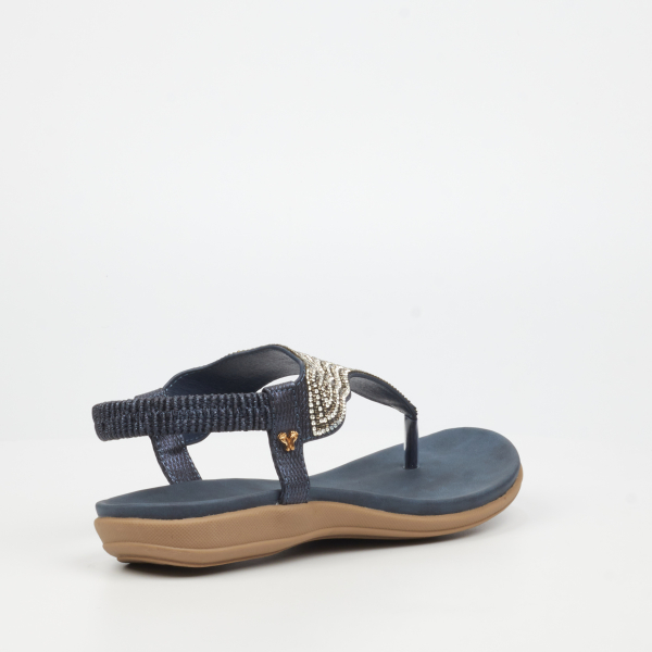 Geri 3 Faux Leather Shoes - Navy - Image 3