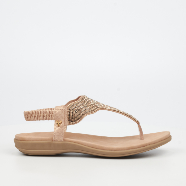 Geri 3 Faux Leather Shoes - Rose Gold