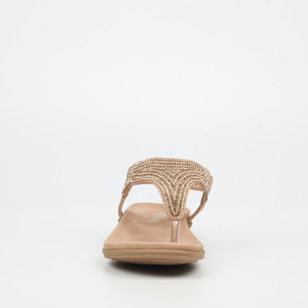 Geri 3 Faux Leather Shoes - Rose Gold - Image 8