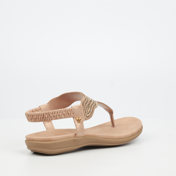 Geri 3 Faux Leather Shoes - Rose Gold - Image 3