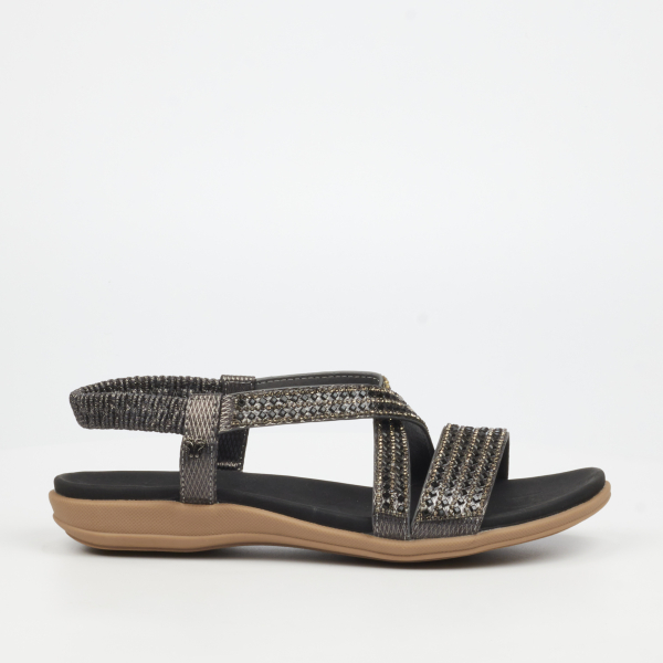 Geri 4 Faux Leather Shoes - Black