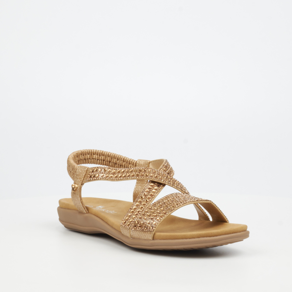 Geri 4 Faux Leather Shoes - Champagne - Image 2