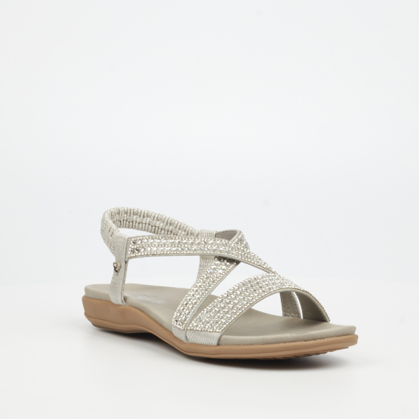Geri 4 Faux Leather Shoes - Silver - Image 2