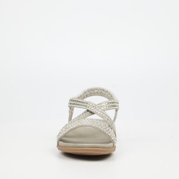Geri 4 Faux Leather Shoes - Silver - Image 8