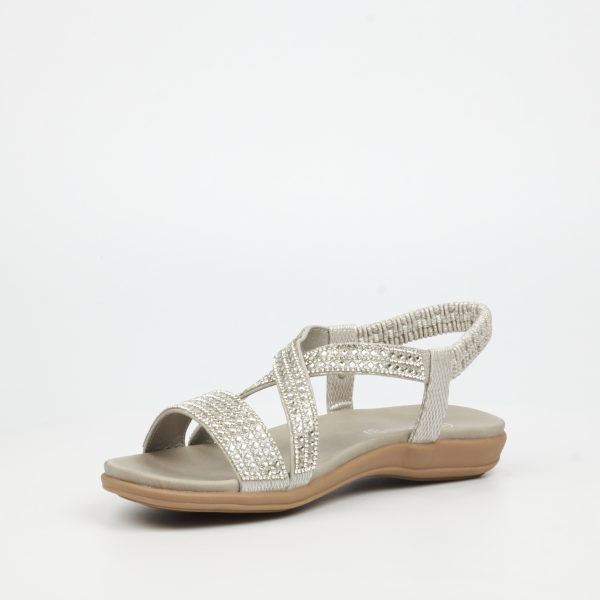Geri 4 Faux Leather Shoes - Silver - Image 7