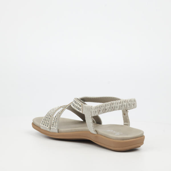 Geri 4 Faux Leather Shoes - Silver - Image 5