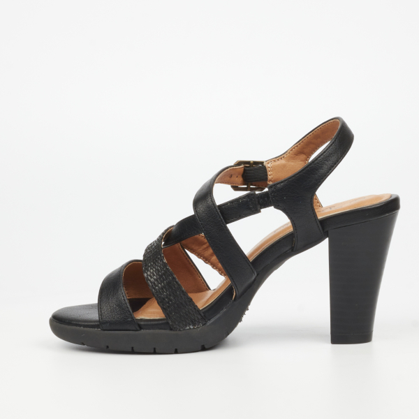 Raina 1 Faux Leather High Heels - Black - Image 6
