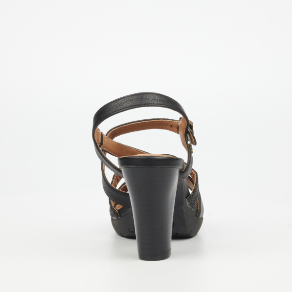 Raina 1 Faux Leather High Heels - Black - Image 4