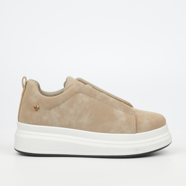 Senhora 22 Faux Nubuck Sneakers - Taupe