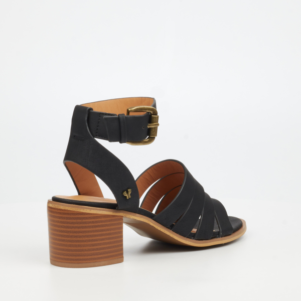 Wexley 1 Faux Leather Low Heels - Black - Image 3
