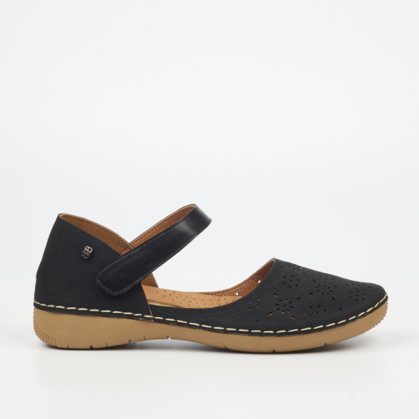 Cindi 1 Faux Nubuck Pumps - Black