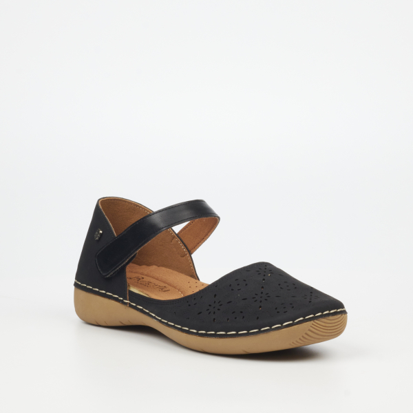 Cindi 1 Faux Nubuck Pumps - Black - Image 2