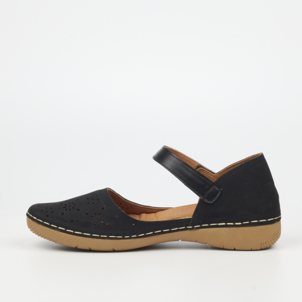 Cindi 1 Faux Nubuck Pumps - Black - Image 6