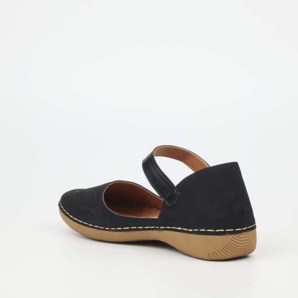 Cindi 1 Faux Nubuck Pumps - Black - Image 5