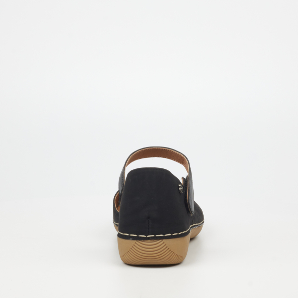 Cindi 1 Faux Nubuck Pumps - Black - Image 4