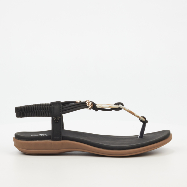 Geri 1 Faux Leather Shoes - Black