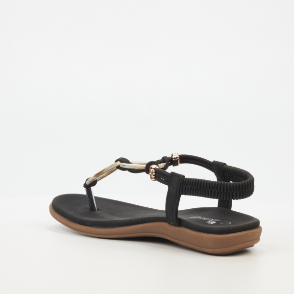 Geri 1 Faux Leather Shoes - Black - Image 4