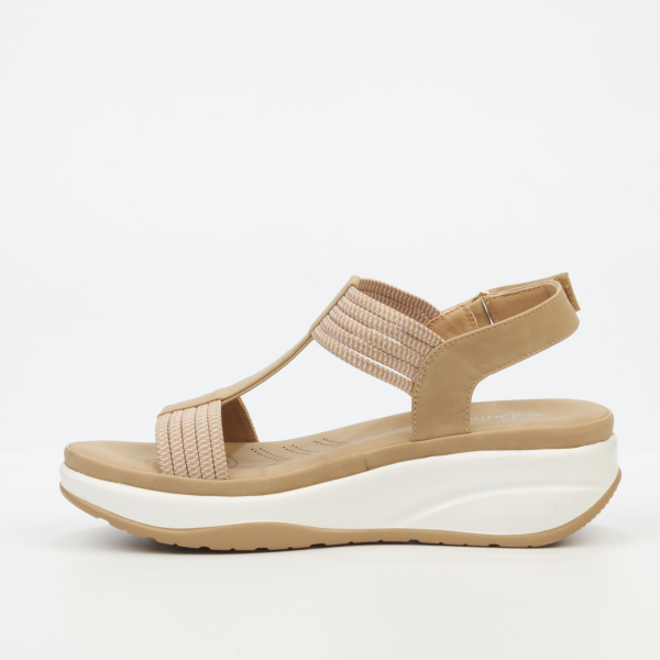 Mieko 1 Faux Nubuck Shoes - Beige - Image 5