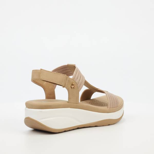 Mieko 1 Faux Nubuck Shoes - Beige - Image 3