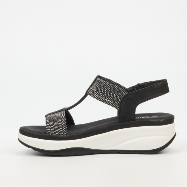 Mieko 1 Faux Nubuck Shoes - Black - Image 5