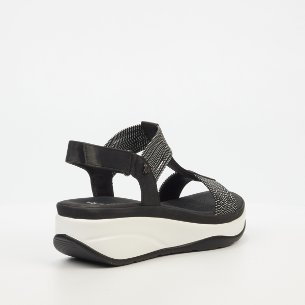 Mieko 1 Faux Nubuck Shoes - Black - Image 3