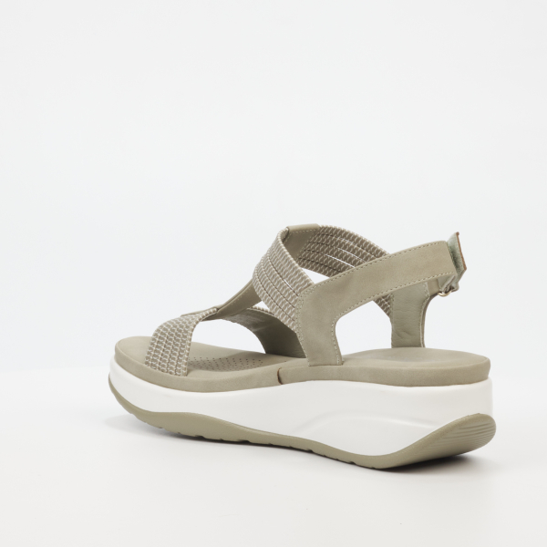 Mieko 1 Faux Nubuck Shoes - Olive - Image 4
