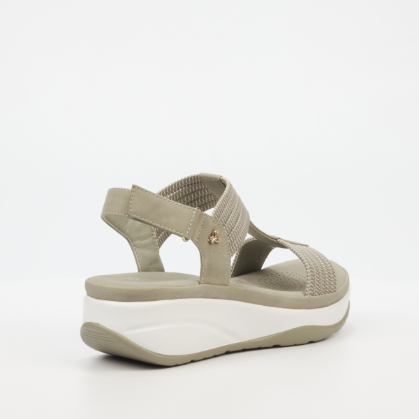 Mieko 1 Faux Nubuck Shoes - Olive - Image 3