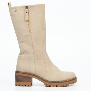 Detroit 1 High Boots - Beige