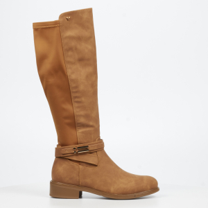 Huda 19 High Boots - Tan