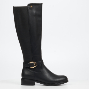 Huda 21 High Boots - Black