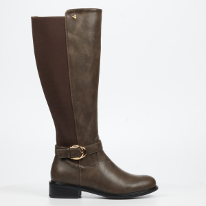 Huda 21 High Boots - Chocolate