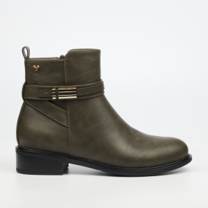 Huda 23 Ankle Boots - Olive