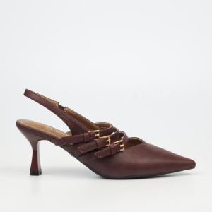 Paige 1 High Heels - Burgundy