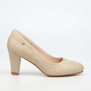 Nerina 1 Faux Leather High Courts - Beige